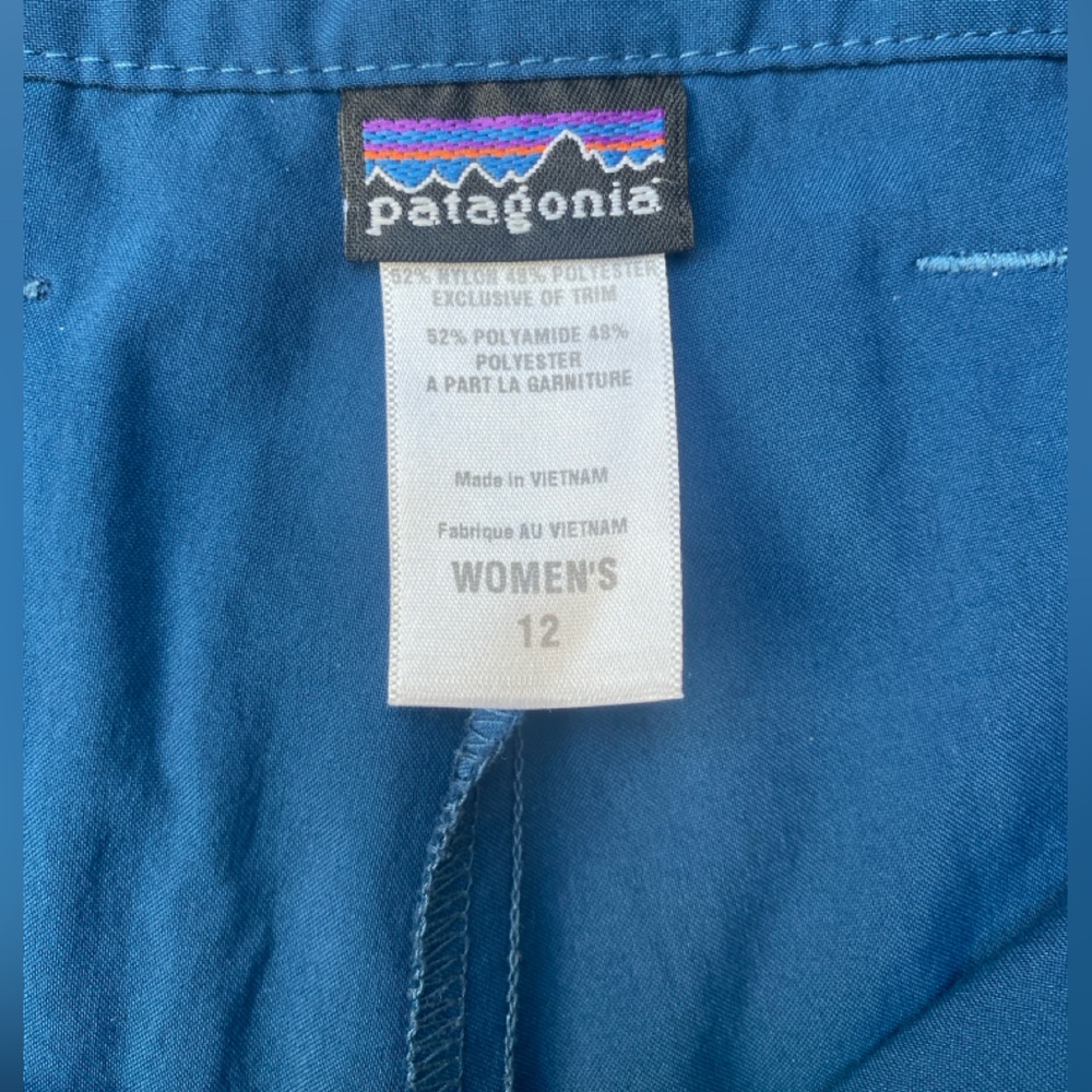 Women’s Patagonia Blue Skort Size 12 EUC - Picture 7 of 10